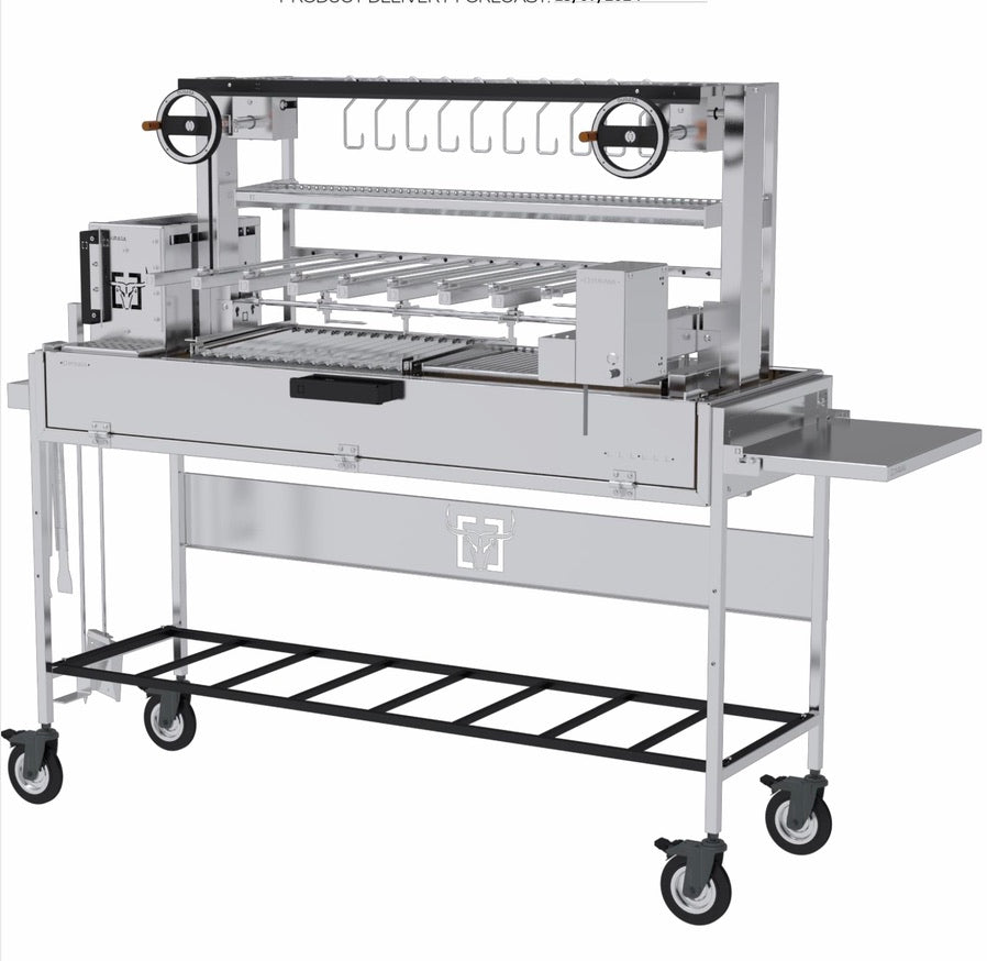 Durasa Portable Parrilla Side Fire Box DUAL P20