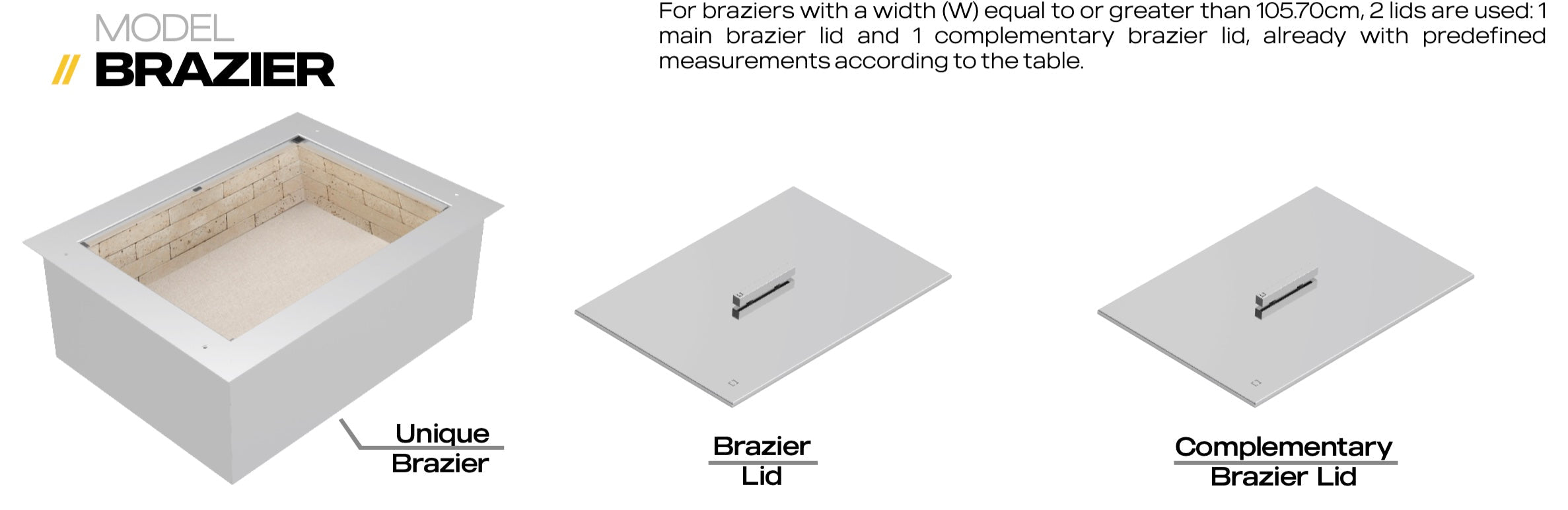 DURASA COMPLEMENTARY BRAZIER LID