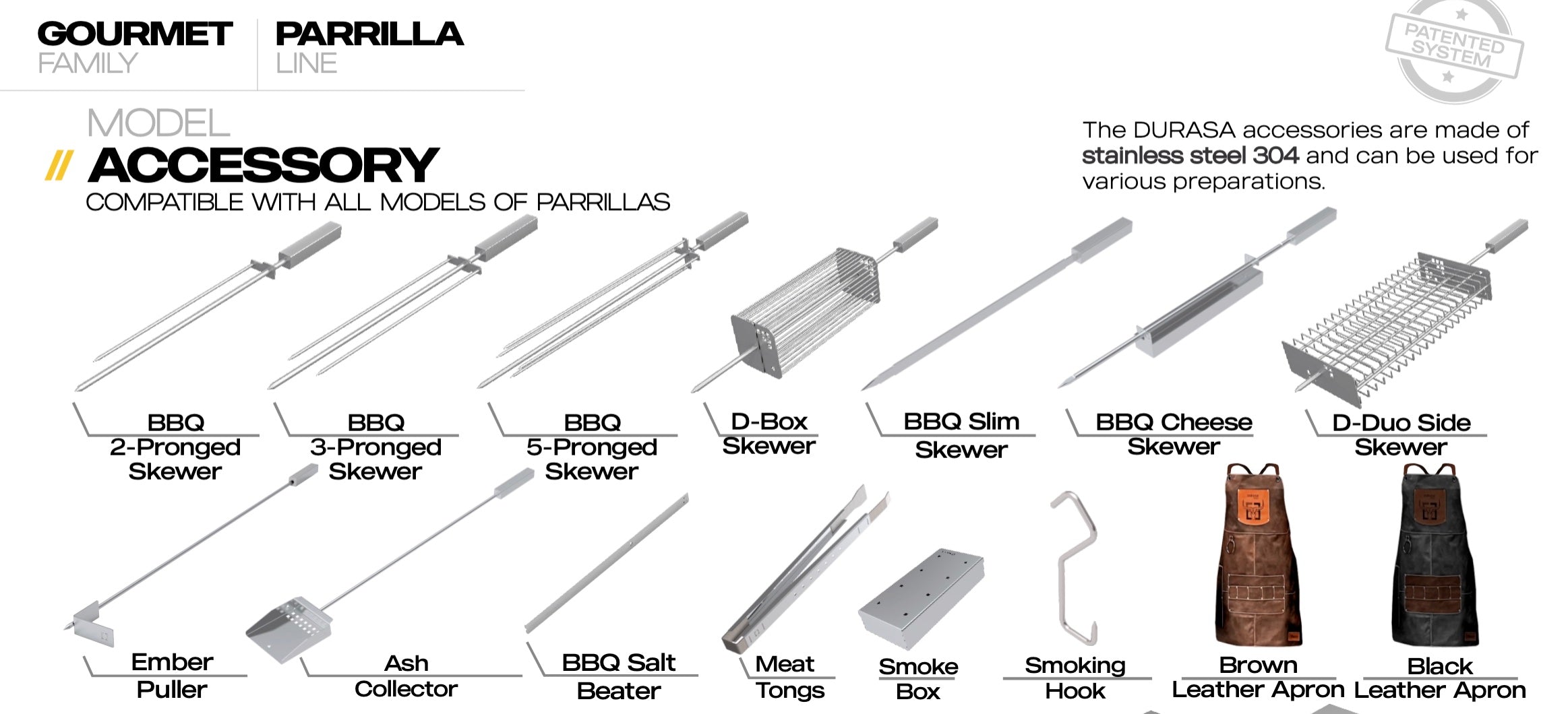 Durasa BBQ Pronged Skewer