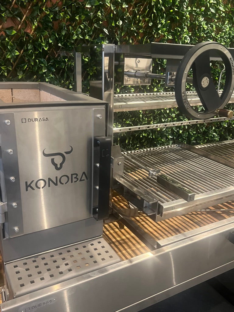 KONOBA Built In Parrilla Side 30cm Fire Box DUAL 1690mm