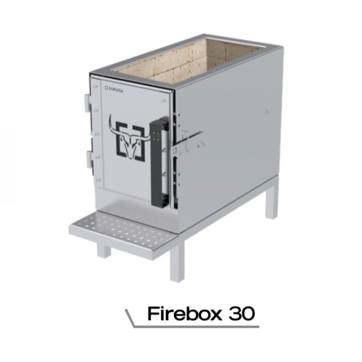 DURASA FIREBOX 30CM WITH INSULATION PARRILLA P25/P30