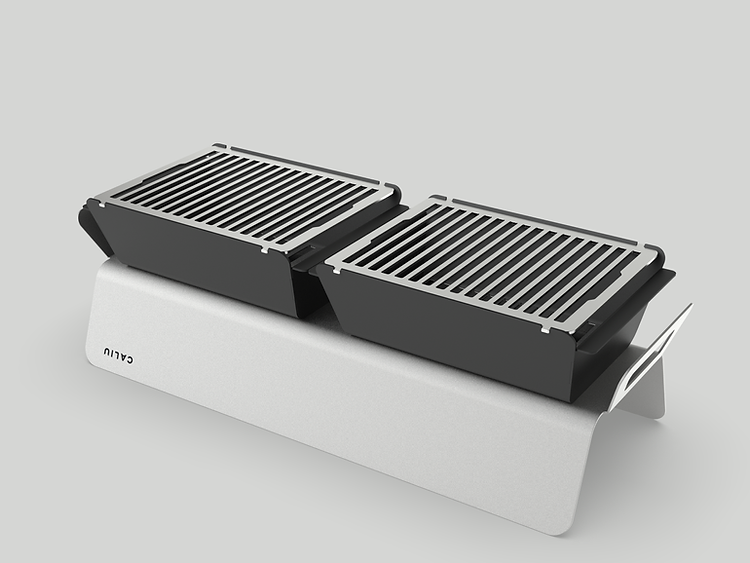 Charcoal Tabletop Grill Caliueta Catering Barbecue